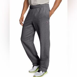Champion Mens Athletic P0893 PowerBlend Open Bottom Fleece Pant - XL